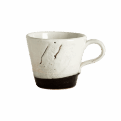 Natural enamel ceramic cup