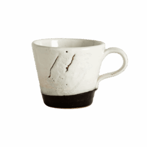 Natural enamel ceramic cup