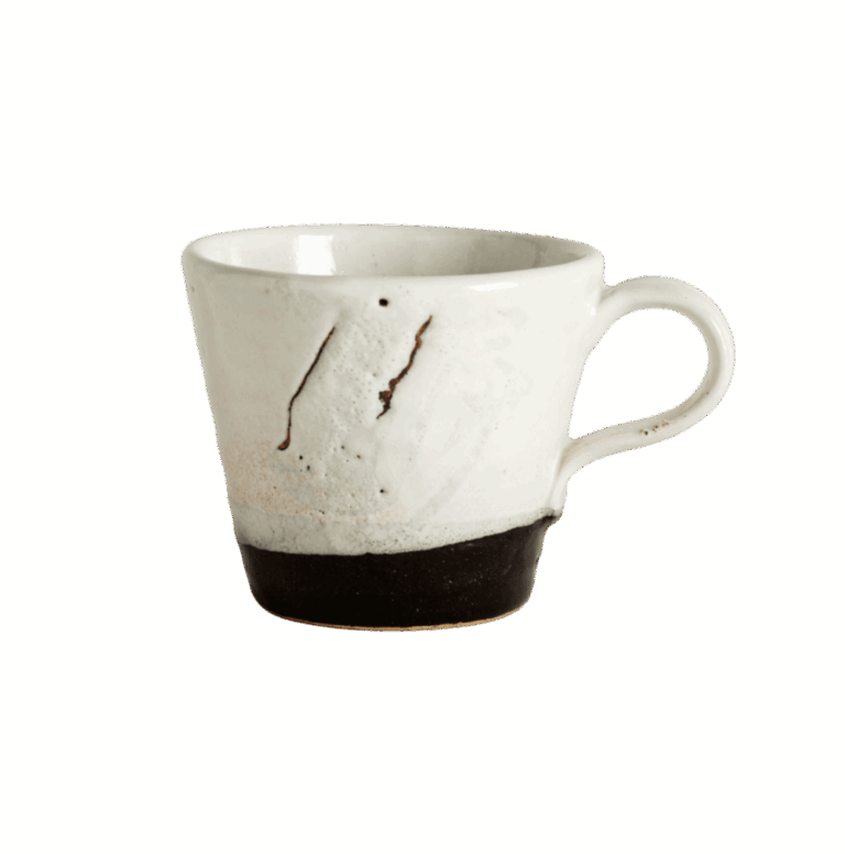 Natural enamel ceramic cup