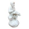 Italian Marble Ashirwad Baba Idol for Home and Office Decor, Used in Pooja, 12 inches