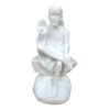 Italian Marble Dust Sai Baba Idol for Home and Office Decor, Used in Pooja, 6 Inch