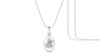 Sterling Silver (92.5% purity) God Hanuman Chain Pendant (Pendant with Chain-22 inches) for Men Pure Silver Lord Bajrang Bali Chain Locket for Good Health & Wealth