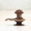 1.6 inches, Copper Handmade Shivalinga, 70 Grams, Patina Antique Finish, Pack of 1 Piece