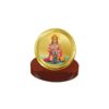 Hanuman Ji God Idol Photo Frame for Car Dashboard, Table D?cor, Office|MCF 1C Gold Photo Frames and 24K Gold Plated Foil|Religious Photo Frame Idol for Pooja, Gifts Items (5.5X5.0 CM)
