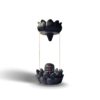 ONTO ShivLinga Incense Holder Backflow with 30 Back Flow Cones Home Decor Dropping Smoke Shiva Statue Idol Aromatherapy Aadi Yogi Smoke Fountain Sawan Rakshabandhan Gurupurnima
