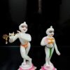 Marble Iskon Radha Krishna Idol for Temples Decorative Showpieces for Home Decor. (6 Inch)(White)