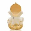 Gold and Silver Plated Ganesha Idol (Gold and Cream)