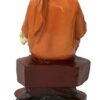 Antique Sai Baba Statue for Pooja Room Home Temple, 7 Inch, Polyresin, Orange