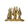Metal Ram Darbar Idol Lord Rama Laxman And Sita Statue For Temple Ram Darbar Murti For Pooja