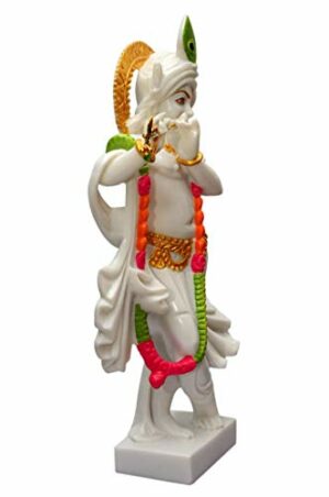 Marble Handicraft God Krishna Idols Statue Murti for Home Decoration and Temple