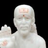 Italian Marble Dust Sai Baba Idol for Home and Office Decor, Used in Pooja, 6 Inch