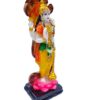 Polyresin Lord Vishnu Statue God Vishnuu Laxmi Idol for Pooja Murti Gift ( Height 10 Inch )