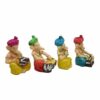 - Lord Ganesha Musical Statue Playing Flute Tabla Dholak Harmonium Figurines of Ganesh Vinayak Idol Decorative Showpiece Home & Temple
