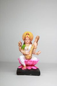 8 INCH Saraswati Idols for Home and Decoration for Pooja Purpose