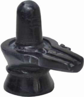 Black Marble Shiva Lingam Shivling (2 kg) 2 Kilogram Very Big Size Decorative Showpiece Decorative Showpiece - 8 inch (Marble, Black) shivling for Home Pooja, Black shivling