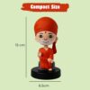 Shirdi Sai Baba Idol Bobblehead | Diwali Decoration Items for Home D?cor, Car Dashboard, Office Table, Navratri and Diwali Gift | Meditation Pose Figurine | Gifting Kids, Family & Friends