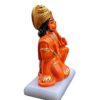 Hanuman Ji Ki Murti in Blessing Posture with GSitting Lord Balaji Bajrangbali Sankat Mochan Bhagwan Idol for Temple car Dashboard Home Decor Statue Gift