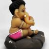 Ganpati Idol For Car Dashboard Lord Ganesha Statue For Home Decor Office Ganesh Ji Statue Gifts Showpiece(Resin)
