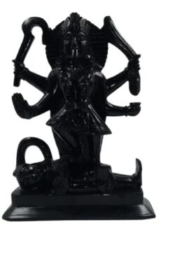 Kali MATA Murti Marble Finish Kali MATA Satue,(for Home Temple Poojan Use,Office Temple,Gifted Use Idol) Decorative Showpiece 4.5 Inch,Black