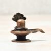 1.6 inches, Copper Handmade Shivalinga, 70 Grams, Patina Antique Finish, Pack of 1 Piece