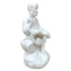 Italian Marble Dust Sai Baba Idol for Home and Office Decor, Used in Pooja, 6 Inch