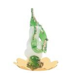 Ganesh Idol Statue Showpiece Handmade Crystal Glass for Worship Decoration Car Dashboard Gift Small