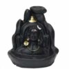 Shiva Backflow Smoke Fountain Incense Holder Burner with Backflow Incense Cones Sticks - Polyresin