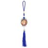 Acrylic Shirdi Sai Baba Two Side Frames Car Hanging God Idol (Assorted Colour ).