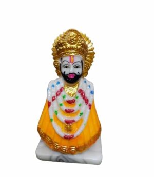 God Khatu Shyam ji Murti Lord Shyam Dev Spiritual Worship Murti Religious & Idol for Temple Home Decor Office Decor Decoration Gifts for Family Friends