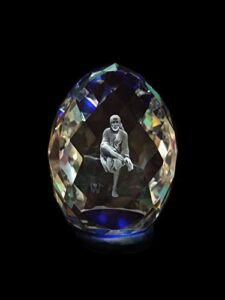 Saibaba crystal idol / Saibaba idol / Saibaba crystal / saibaba idol for car dashboard 3d crystal