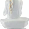 White Sai Baba Idol Statue for Pooja Home Decoration Showpiece 9 Inch