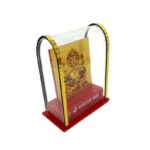 Gold Plated Ganesh Idol for Car Dashboard, Home, Temple & Office