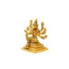 Varagi Amman 8 Handed Brass Statue | Lord Vishnu's Varaga Avatar Idol Statue | Varaga Devi Brass Idol | Varagi Silai (Small Size : 5x6 CM)