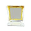 Golden Prism Design Acrylic Ram Darbar Idol Statue for Car Dashboard,Home Decor,Office Table Showpiece