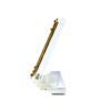 Golden Prism Design Acrylic Ram Darbar Idol Statue for Car Dashboard,Home Decor,Office Table Showpiece