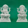 Laxmi Ganesha Idol Marble Murti for Puja Home Diwali Decoration Gifts Lakshmi Ganesh Idol Showpiece Statue for Home Pooja Room Temple Mandir Office