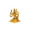 Varagi Amman 8 Handed Brass Statue | Lord Vishnu's Varaga Avatar Idol Statue | Varaga Devi Brass Idol | Varagi Silai (Small Size : 5x6 CM)