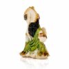 Poly Marble Lord Hanuman Car Dashboard God Idol, 3 x 2.5 x 1 Inches, Multicolour