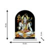 Shiv Murti for Home Shiva Idol for Car Dashboard Acrylic Idols Gift Item Statue for Bhagwan/Temple Puja Home Decor Office Study Table Holy Statue Shiva Decorative Showpiece