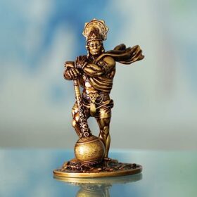 Car Dashboard Resin Bahubali Hanuman Idol Home D?cor Item Hanuman Murti Statue for Gift (Pack-1) Height -4.33 Inch