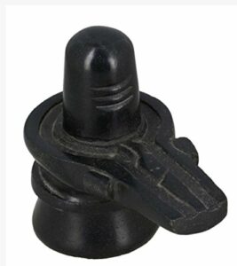 Marble Shiva Shivling Idol Pooja God Statue (Black)