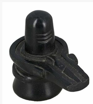 Marble Shiva Shivling Idol Pooja God Statue (Black)