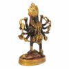 Brass Antique Finish Kali Maa Murti/Goddess Maha Kali/Mahakali/Kalika Maa Brass Statue Sculpture Idol Murti Decor Size (LxBxH, 5.5 x 2.5 x 7.5 Inches)
