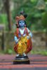 Fibreglass Vithoba Idol , 40 cm, Blue, 1 Piece