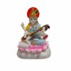 Maa Saraswati Murti for Home and Puja, God Home Decor Spiritual Puja Vastu Showpiece Figurine - Religious Murti Pooja Gift Item, Multicolor., Resin.