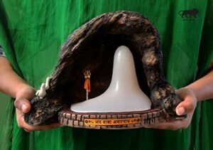 the monument shop Big Size Amarnath Idol of Shiva holy Shrine of Baba amarnath, Made in India
