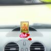 Lord Panchmukhi Hanuman Ji God Idol Photo Frame for Car Dashboard|ACF 3 ACRYLIC Frame, 24K Gold Plated Foil and | Idol for Pooja, Gifts Items (11X6.8 CM)