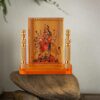 Hindu Goddess Maa Bhavani MATA Durga Vaishano Devi Sheronwali Acrylic Frame Murti for Car Dashboard, Office Table, Home, Mandir | Idol Statue Showpiece Decor Sculpture for Gift