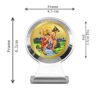 Hanuman Ji God Idol Photo Frame For Car Dashboard, Table D?cor, Office|MCF 1CR Photo Frames And 24K Gold Plated Foil|Religious Photo Frame Idol For Pooja, Gifts Items (6.2x4.5 CM)