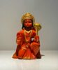 Hanuman Ji Ki Murti in Blessing Posture with GSitting Lord Balaji Bajrangbali Sankat Mochan Bhagwan Idol for Temple car Dashboard Home Decor Statue Gift